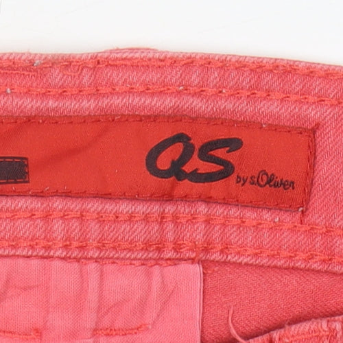 QS by s.Oliver Women's Red Slim Jeans Size 14
