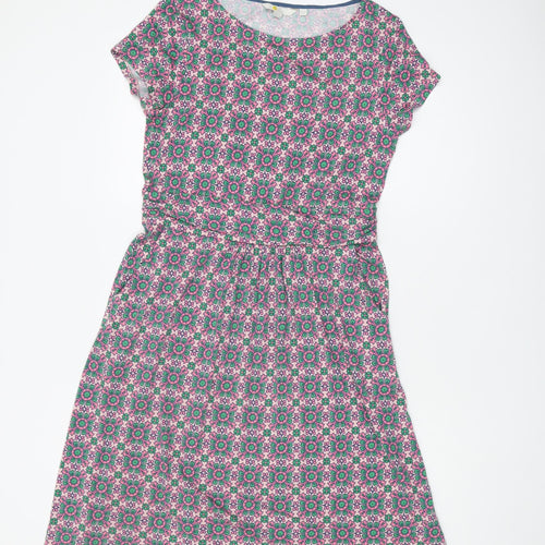 Boden Women's Multicoloured Floral Dress Size 12