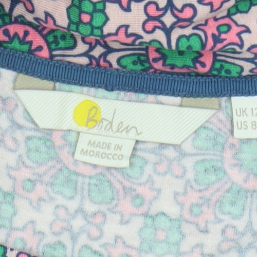 Boden Women's Multicoloured Floral Dress Size 12