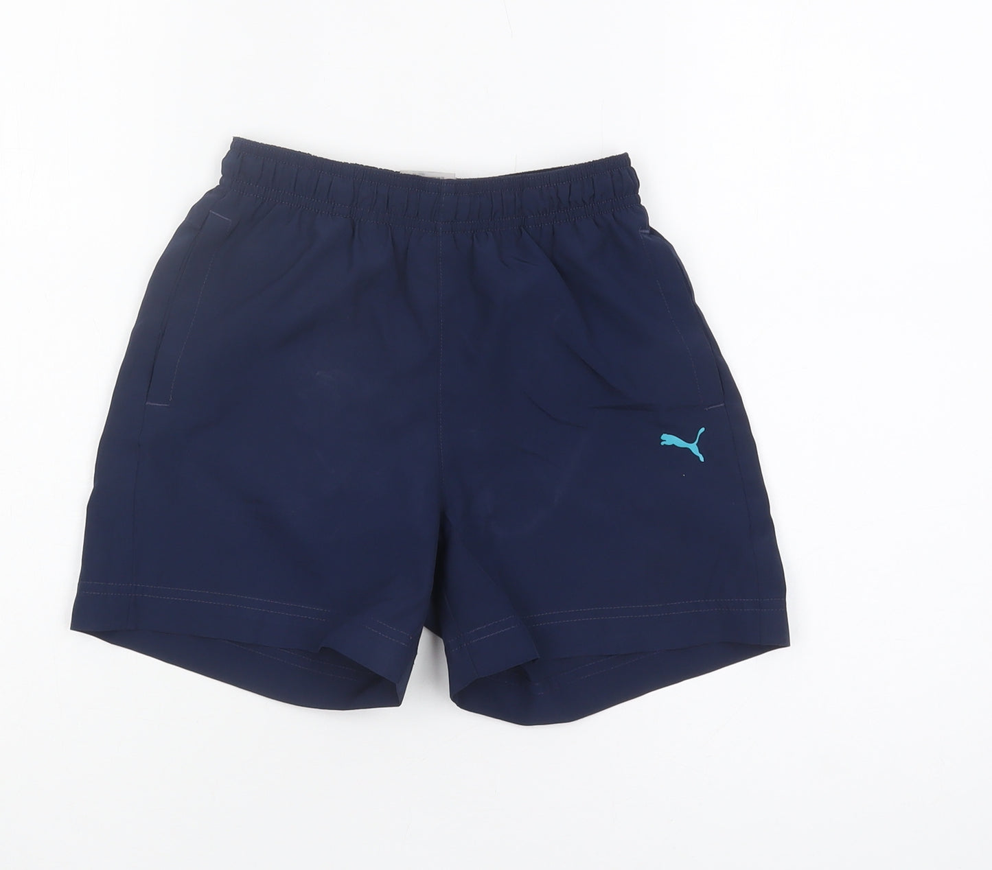 Puma Boys Blue Swim Shorts, Quick Dry, Size 10-11 Years