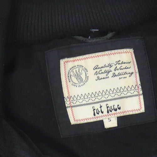 Fat Face Men's Black Parka Jacket, Size S, Hooded