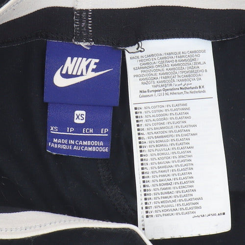 Nike Women's Black XS Leggings with Logo