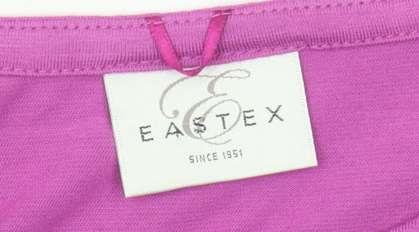 Eastex Women's Pink Basic T-Shirt Size 12