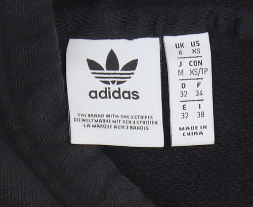 Adidas Women's Black XS Hoodie Pullover with Logo