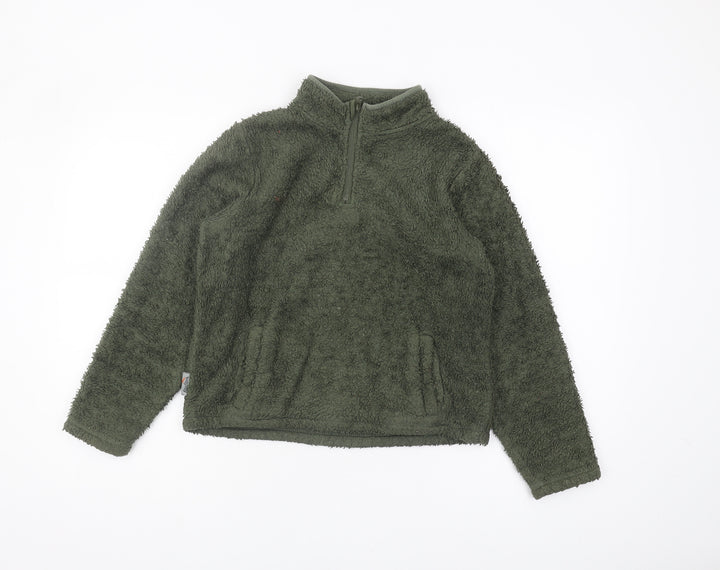 Peter Storm Boys Green Fleece Hoodie 13 Years