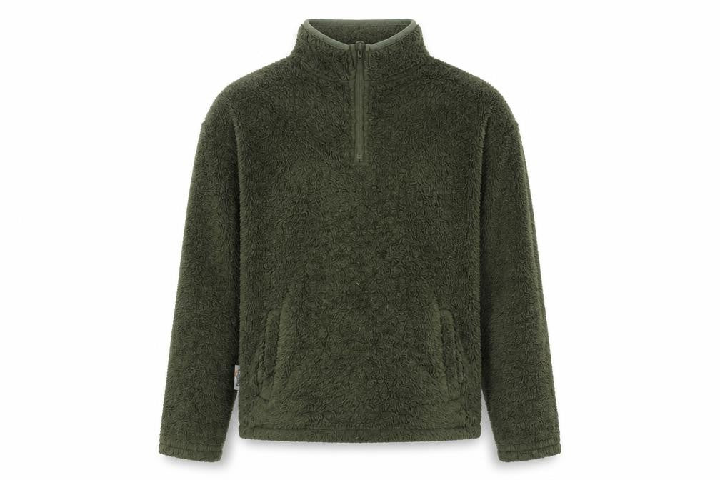 Peter Storm Boys Green Fleece Hoodie 13 Years