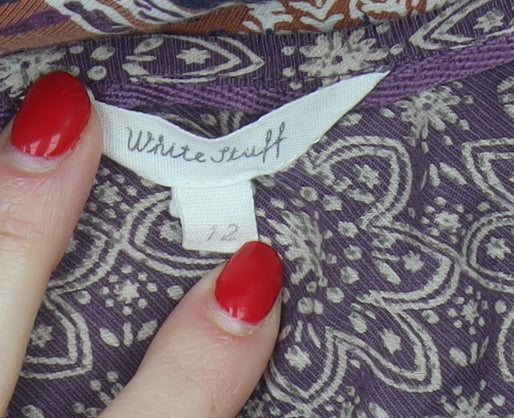 White Stuff Women's Multicoloured Blouse Size 12