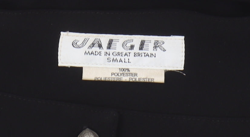 Jaeger Women's Black 3/4 Sleeve Blouse Size S