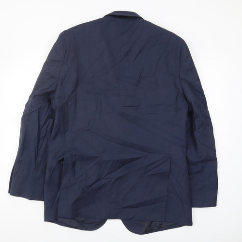 Austin Reed Men's Navy Blue Wool Blazer Size 42R
