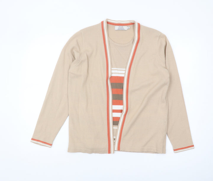 Honor Millburn Beige Women's Cardigan Size M