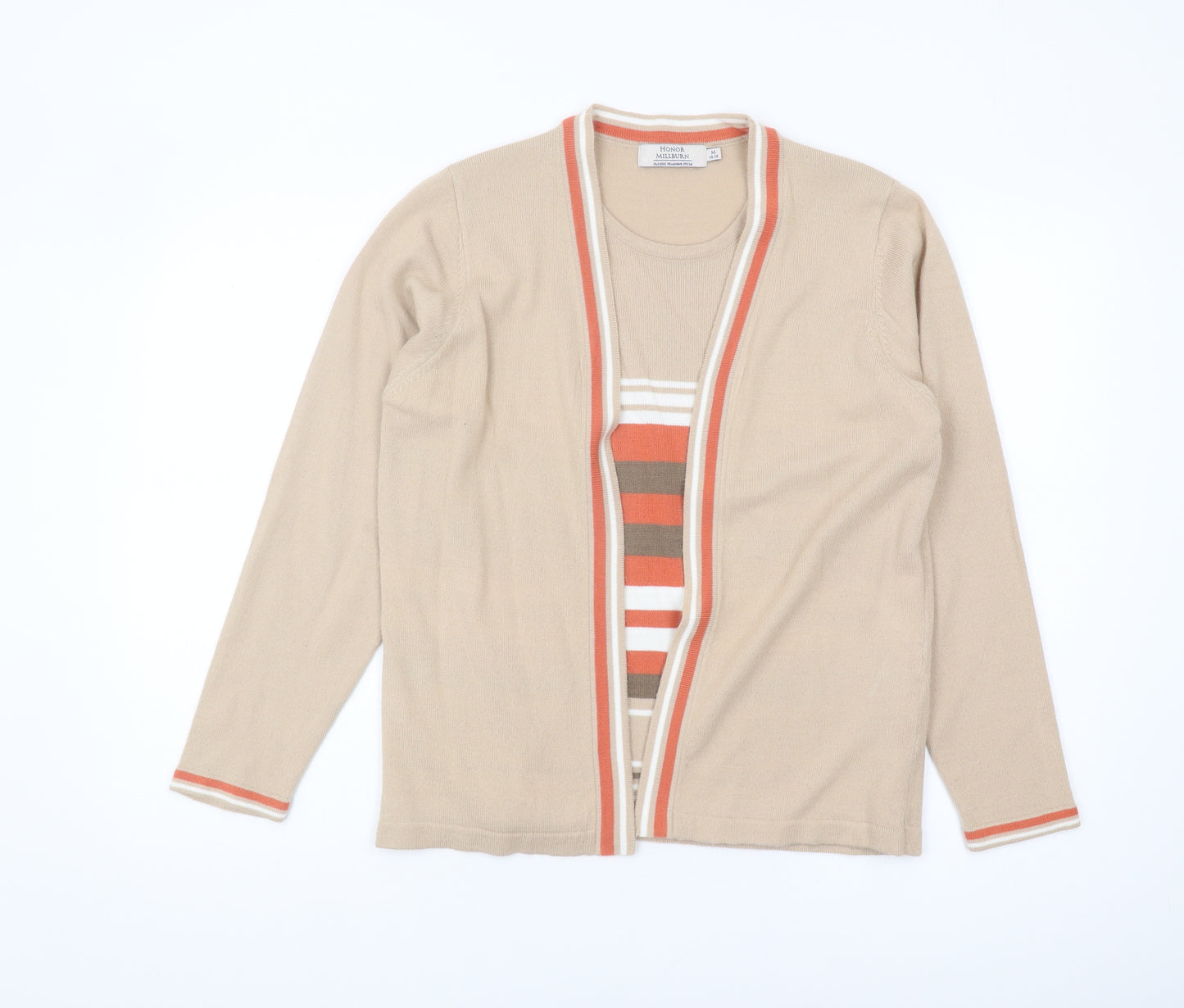 Honor Millburn Beige Women's Cardigan Size M