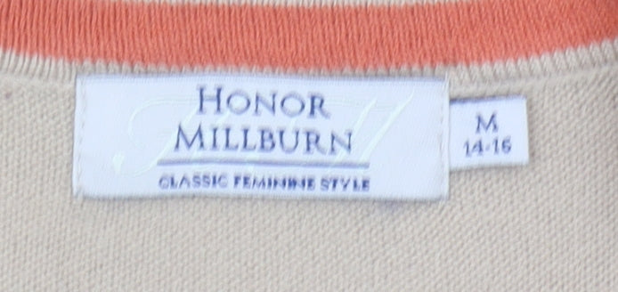 Honor Millburn Beige Women's Cardigan Size M