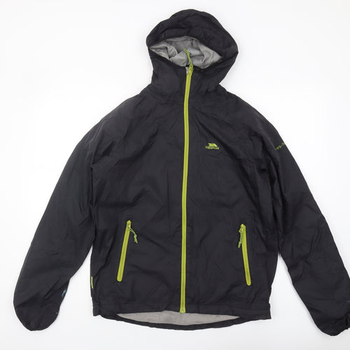 Trespass Men's Black Parka Jacket S Waterproof Breathable