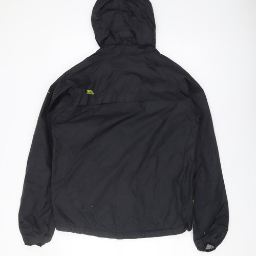Trespass Men's Black Parka Jacket S Waterproof Breathable