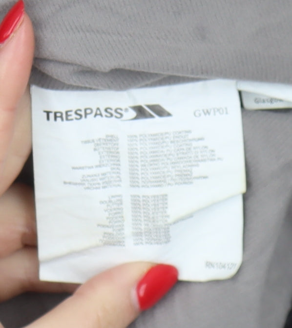 Trespass Men's Black Parka Jacket S Waterproof Breathable