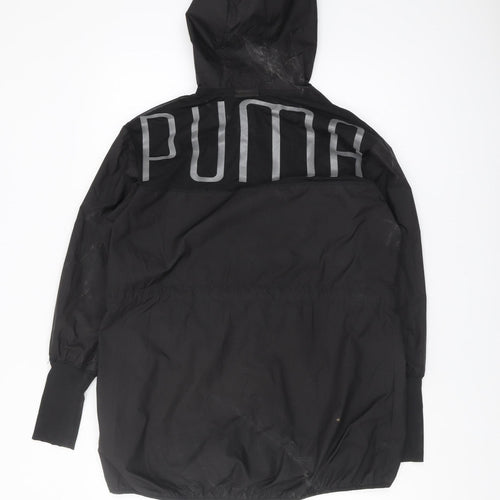 Puma Women's Black Windbreaker Jacket Size 10