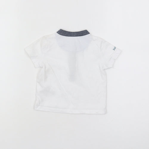 Baker by Ted Baker Unisex White 6-9 Months Casual T-Shirt