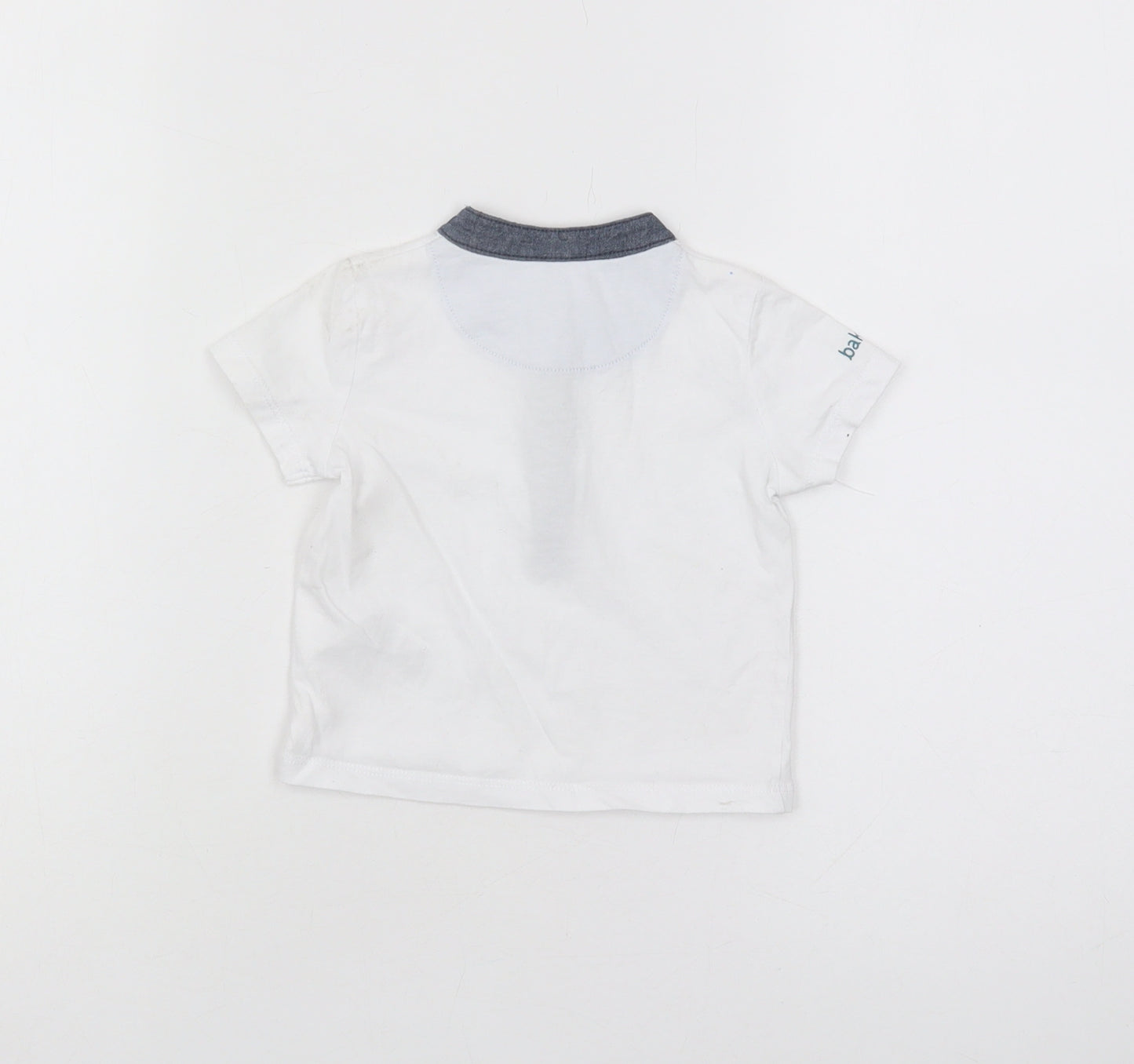 Baker by Ted Baker Unisex White 6-9 Months Casual T-Shirt