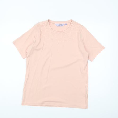 Honor Millburn Women's Pink Cotton T-Shirt Size M