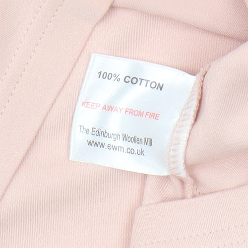 Honor Millburn Women's Pink Cotton T-Shirt Size M