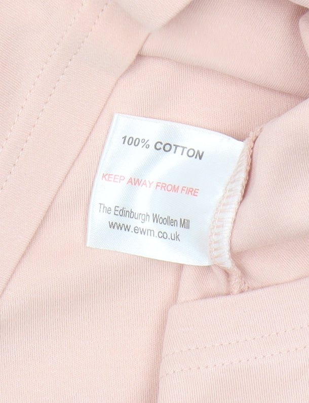 Honor Millburn Women's Pink Cotton T-Shirt Size M