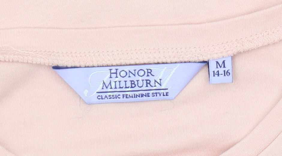 Honor Millburn Women's Pink Cotton T-Shirt Size M