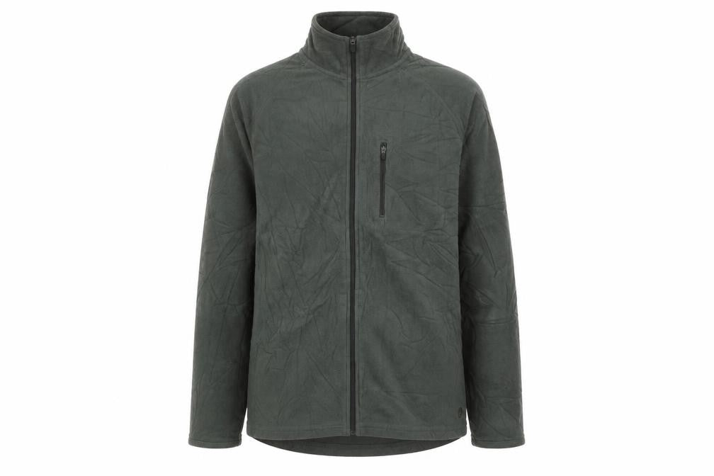 Front view of Peter Storm Men’s Green Fleece Jacket - Medium Outdoor Style
