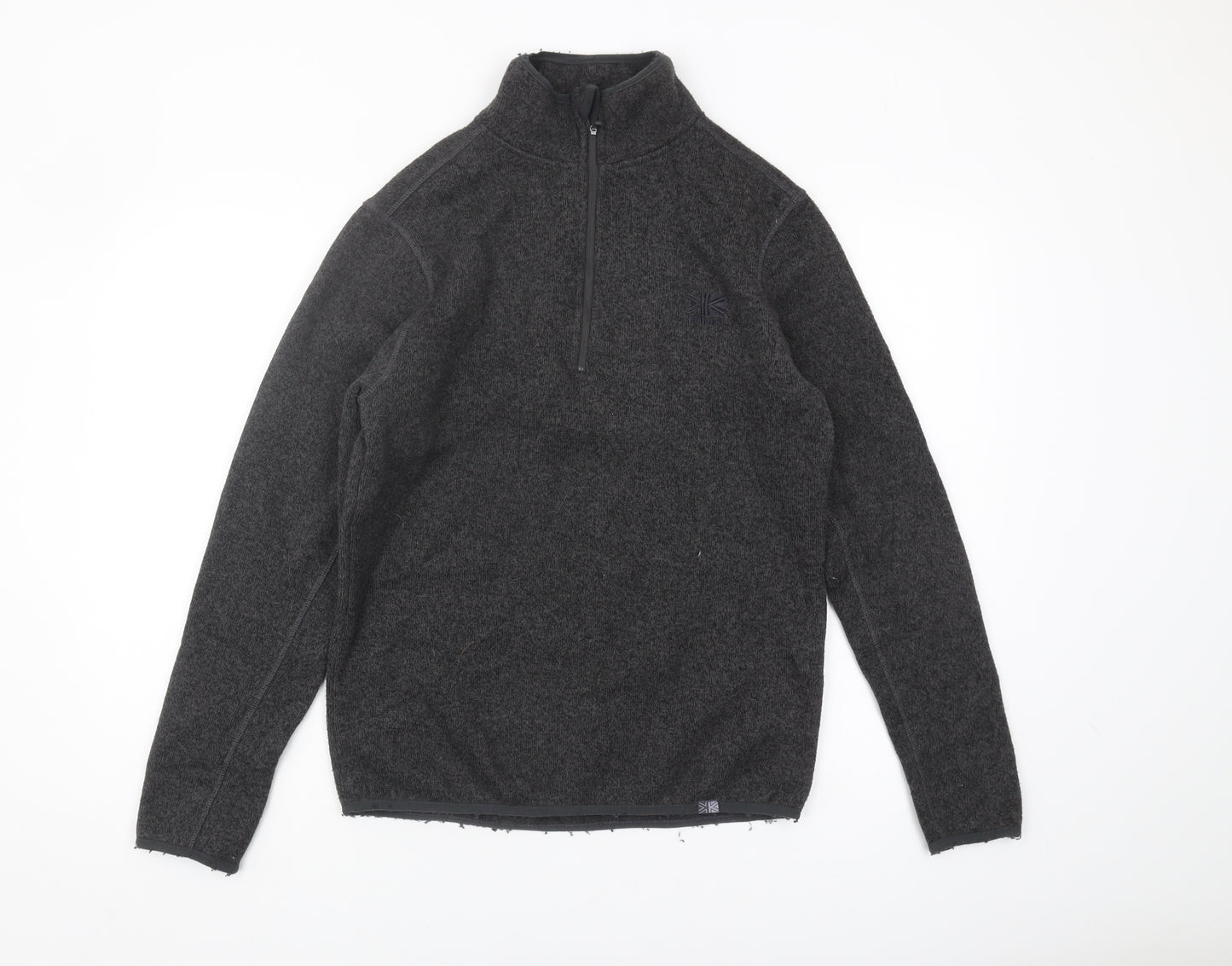 Karrimor Men's Black Fleece 1/2 Zip Sweatshirt S