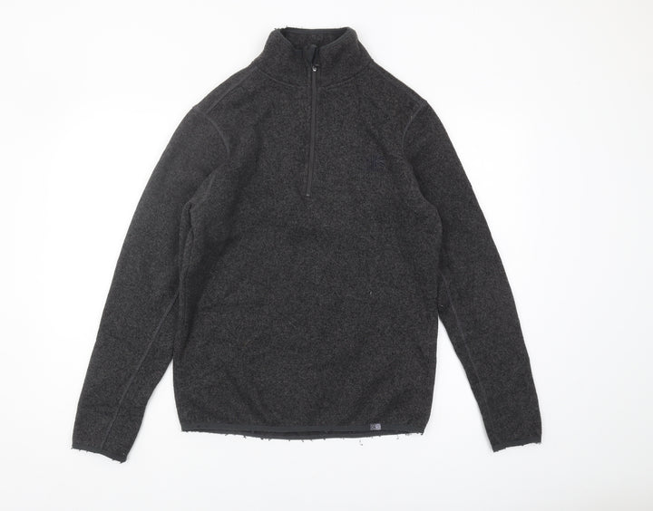 Karrimor Men's Black Fleece 1/2 Zip Sweatshirt S