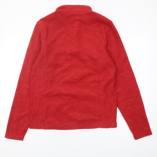 TOG24 Red 1/4 Zip Fleece Sweatshirt - Men's S