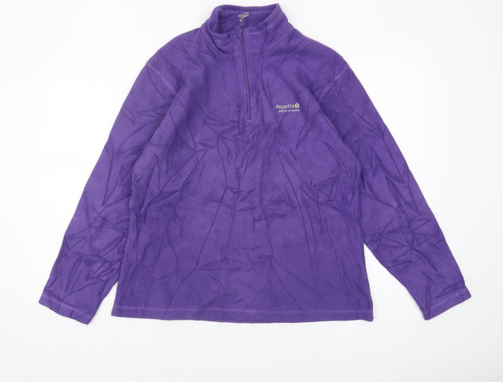 Regatta Women's Purple Fleece Pullover Sweatshirt Size 14