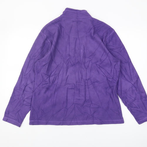 Regatta Women's Purple Fleece Pullover Sweatshirt Size 14