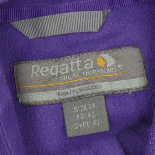 Regatta Women's Purple Fleece Pullover Sweatshirt Size 14