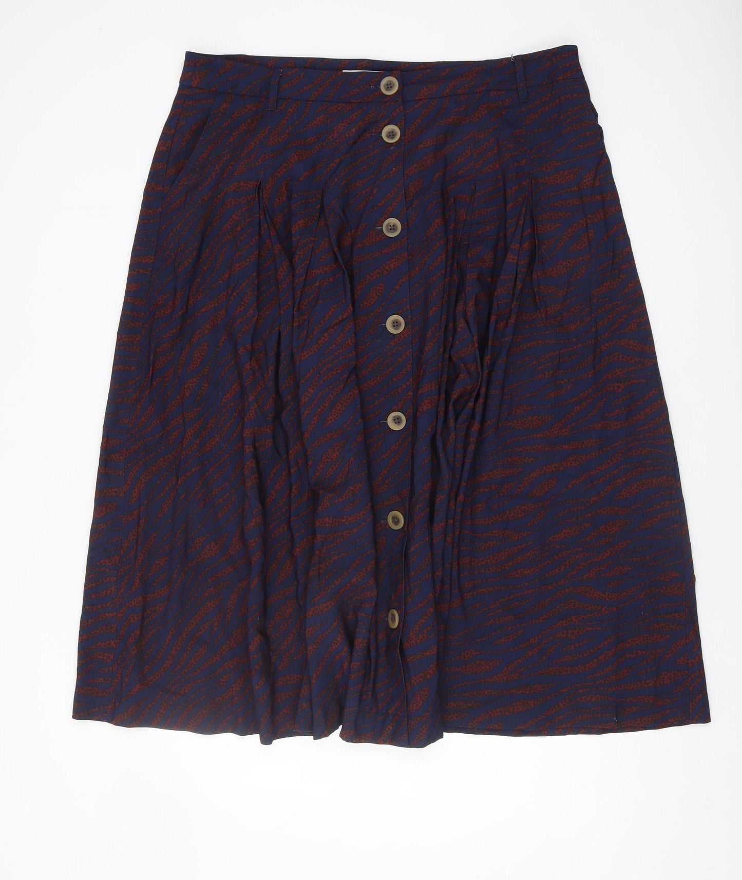 Boden Women’s Multicoloured Animal Print Skirt - Size 20