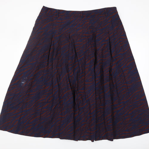 Boden Women’s Multicoloured Animal Print Skirt - Size 20