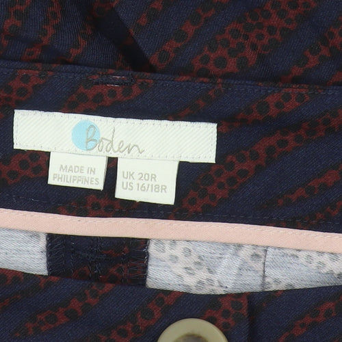 Boden Women’s Multicoloured Animal Print Skirt - Size 20