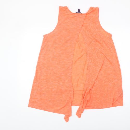 Long Tall Sally Women's Orange M Tank Top Sleeveless