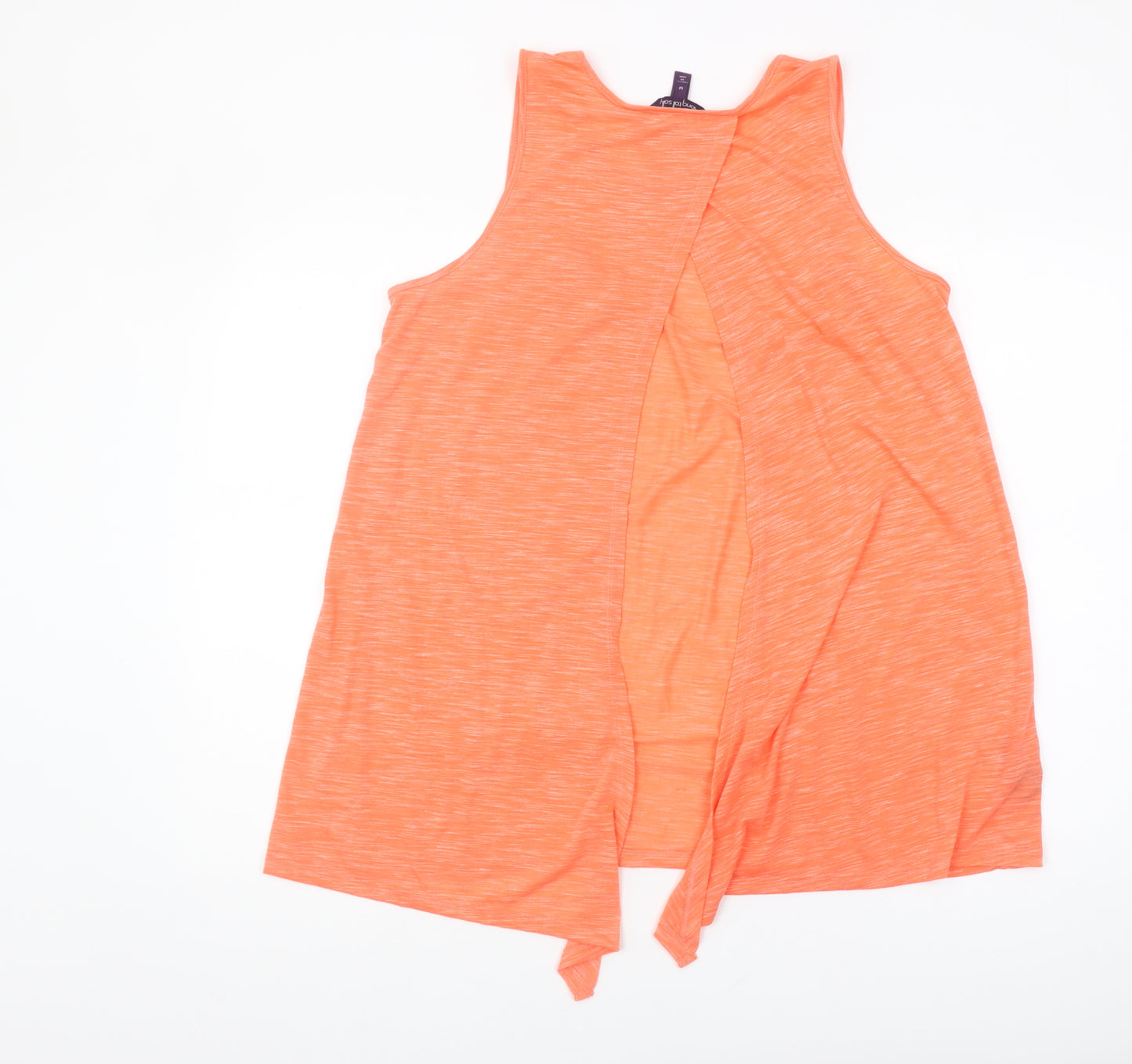 Long Tall Sally Women's Orange M Tank Top Sleeveless