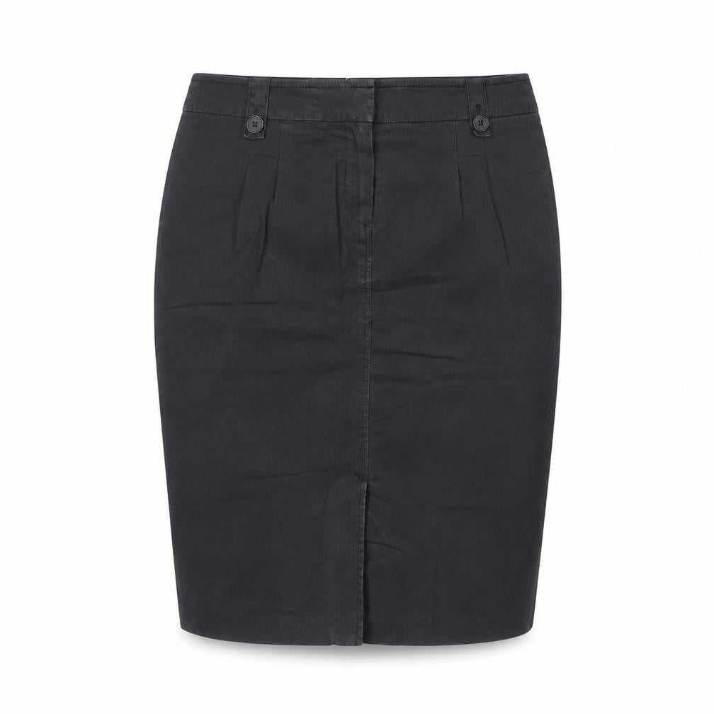 Reiss Women's Black Pencil Skirt Size 12 Cotton Blend