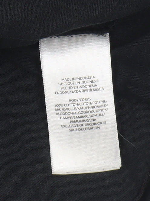 Ralph Lauren Men's Black T-Shirt, Large, Logo Accented