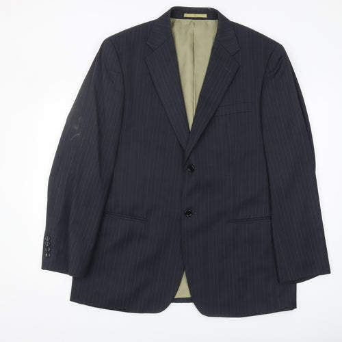 Pierre Cardin Men's Blue Stripe Blazer Size 44R