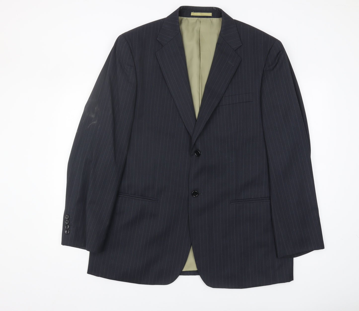 Pierre Cardin Men's Blue Stripe Blazer Size 44R