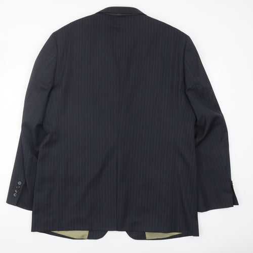 Pierre Cardin Men's Blue Stripe Blazer Size 44R