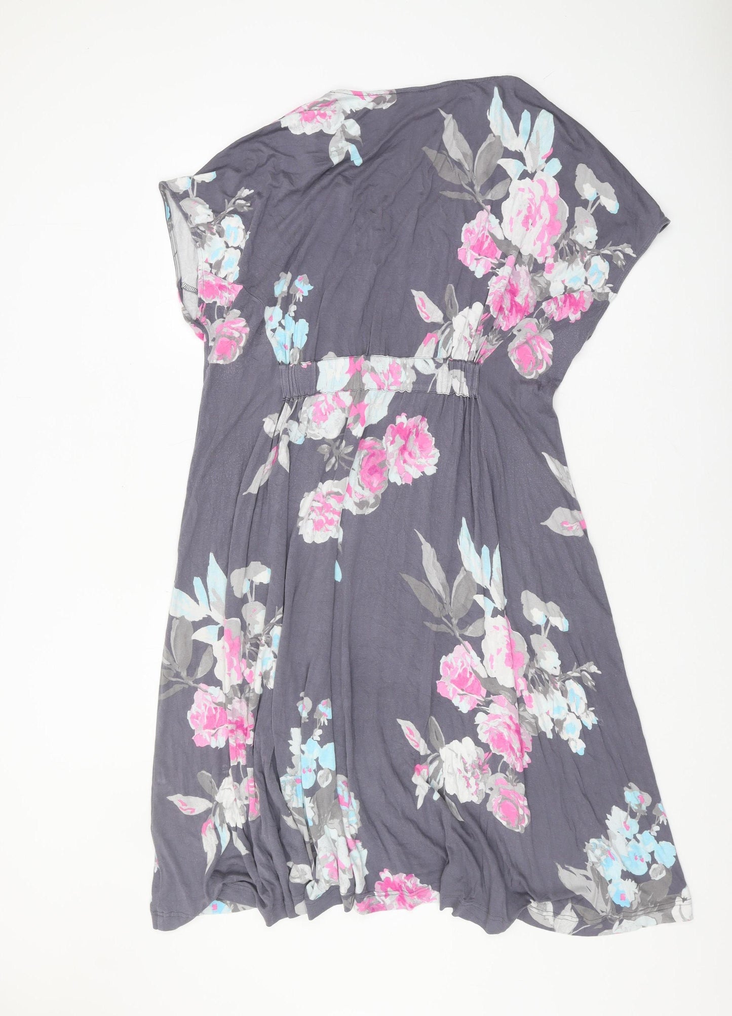 Joules Women's Floral Viscose Dress, Size 20