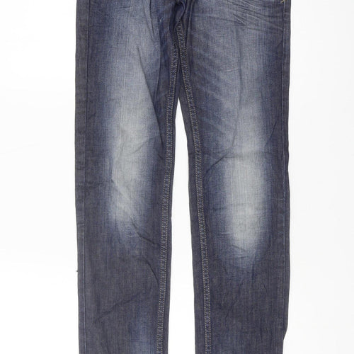 QS by s.Oliver Men's Blue Slim Straight Jeans, Size 34