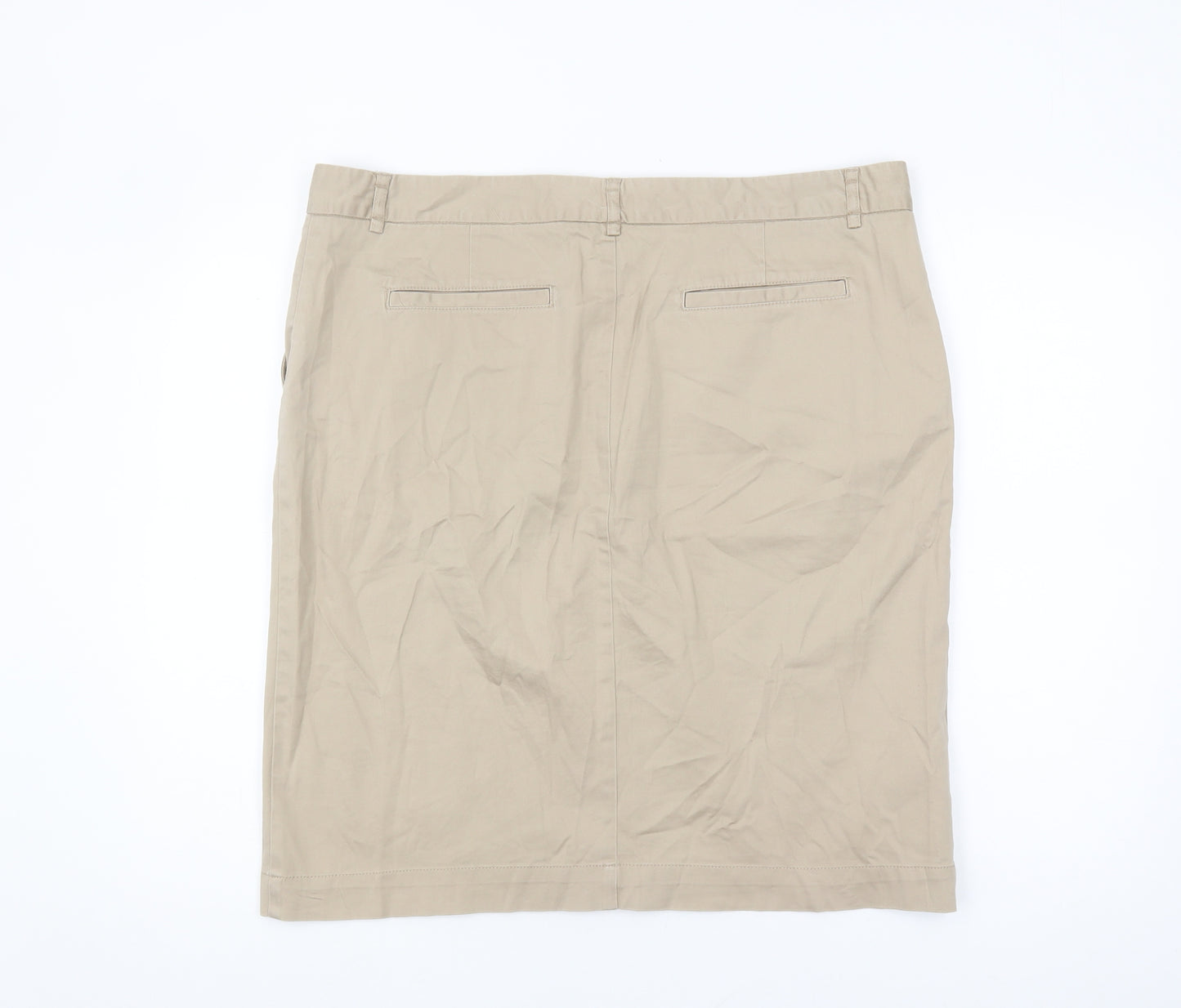 Laura Ashley Women's Beige Pencil Skirt Size 18