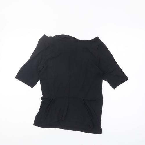 Karen Millen Women's Black 3/4 Sleeve Top Size 10