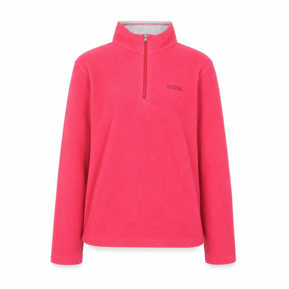 Front view of Regatta Women’s Pink Fleece Sweatshirt, size UK 10