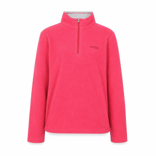 Front view of Regatta Women’s Pink Fleece Sweatshirt, size UK 10