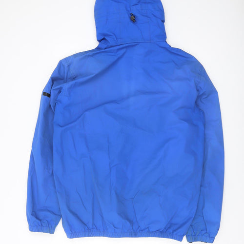 Regatta Men's Blue Hooded Windbreaker Jacket L